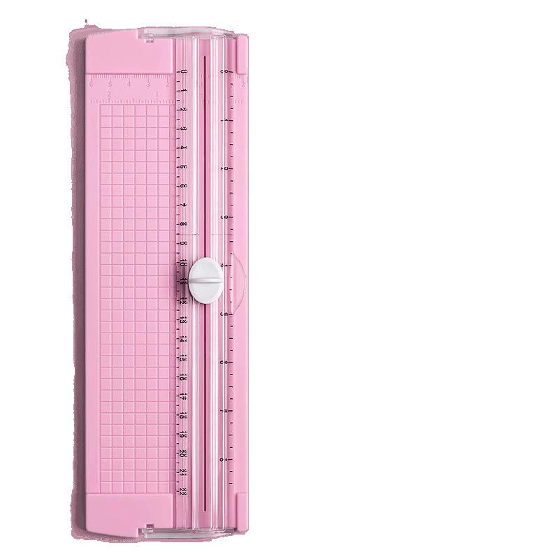 Portable Paper Trimmer & Corner Rounder - Essential Manual Utility Knife for Students and Office.