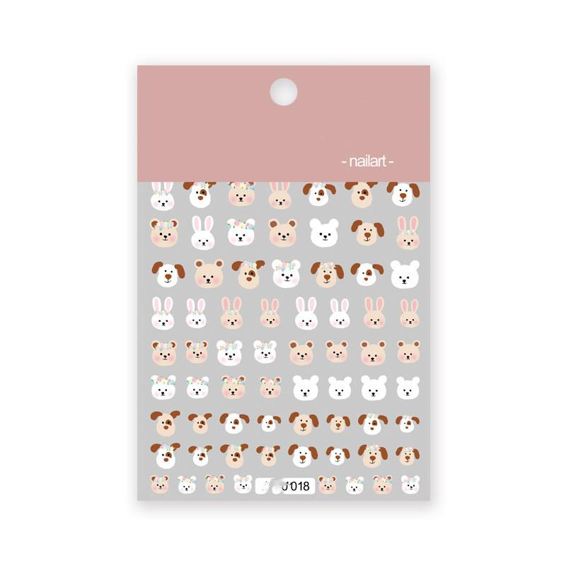 1pc 3D Nail Stickers Spring Summer Natural Flower Leaves Simulation Dried Flower Dragonfly Nail Applique Water Slides Decoration