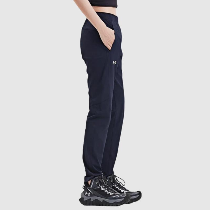 Under Armour Cool And Comfortable Skin-Friendly Casual Knitted Sports Pants Women bottoms Muted-Blue 14323231-0038