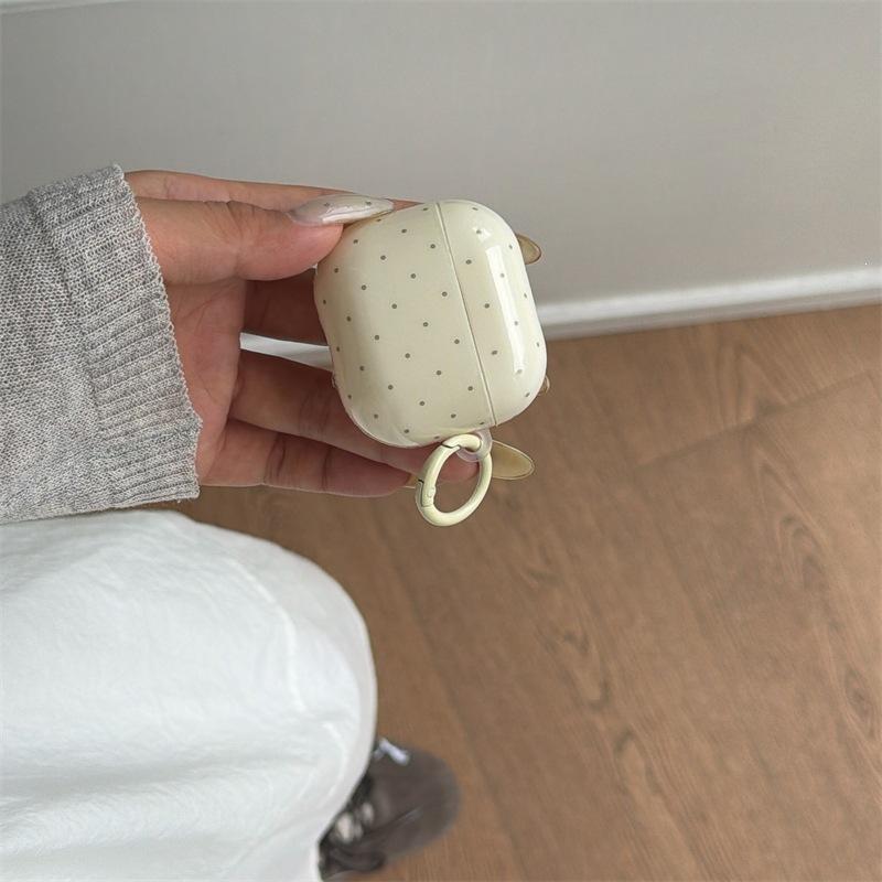 Korean simple polka dot AirpodsPro1 earphone case for Apple 1/1/1/1st generation wireless Bluetooth case