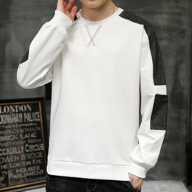 Men's 2025 Spring/Autumn Round Neck Loose Trendy Korean Style Hoodie