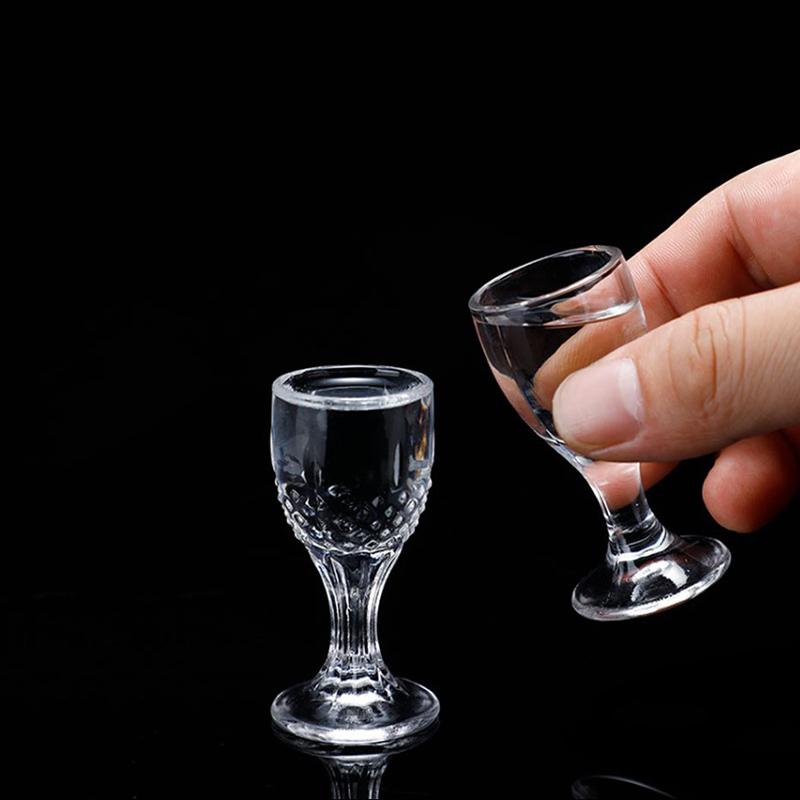 10ml/15ml 12ks Sklenice na lihoviny Sklenice na whisky Luxusní pohár na Baijiu Skleněné nádobí Transparentní sklenice na víno s vysokou stopkou Vynikající dárky