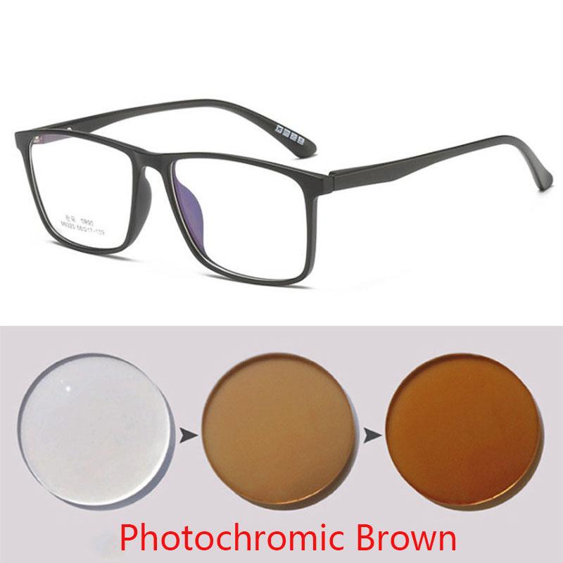 Ultralight Finished Myopia Glasses Women Men Students Square Shortsight Eyewear Prescription Diopters -1.5 -2.0 -2.5 To -6.0