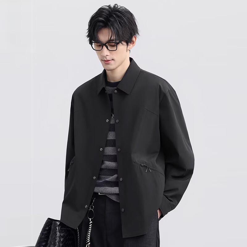 Fengxun Men's Business Casual Lapel Jacket