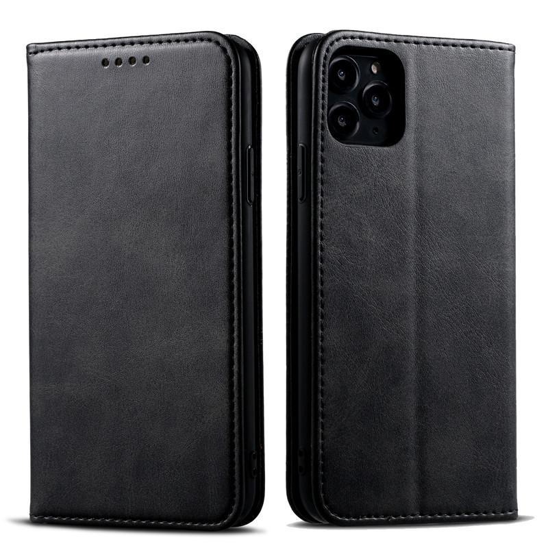 EUCAGR Luxury Leather Flip Phone Case For iPhone 15 14 13 12 11 Pro Max Plus Mini SE3 XS Max XR Wallet Cover With Card Slot