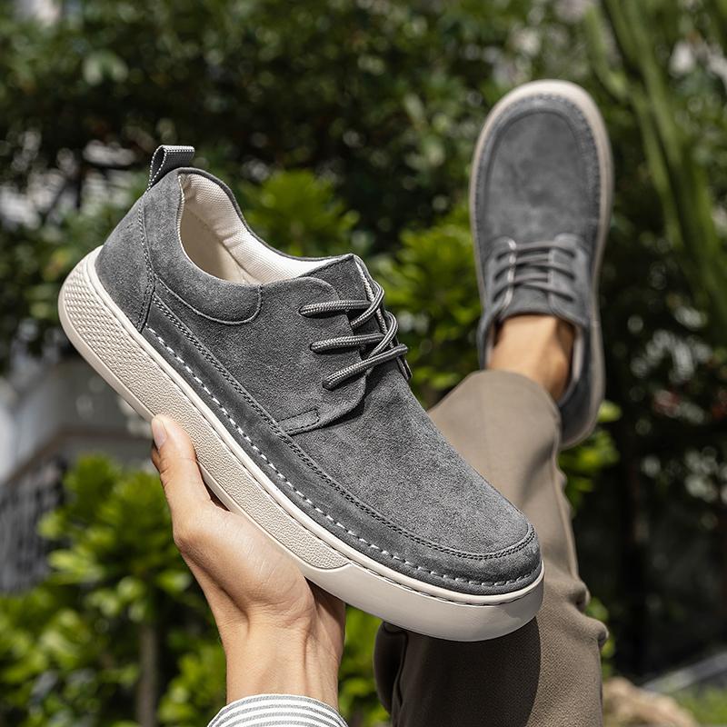 Fashion Casual Leather Men Sneakers Lightweight Casual Shoes Comfortable Man Skateboard Footwear Tenis Masculino Vulcanize Shoes