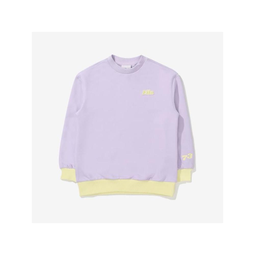 

[fila Kids] Pastel Sweatshirt Fk2poe3114x Plv q0zFk2poe3114xPlv PALELAVENDER/100