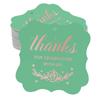 Inkdotpot Real Gold Foil Thanks For Celebrating With Us Bridal Shower-Baby Shower-Retirement-Wedding-Birthday Tags