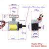 DC 12V 2-Way Normally Open Mini Air Water Valve Micro Electric Solenoid Valve Air Gas Water Flow Control Valve DIY Sweeper Robot