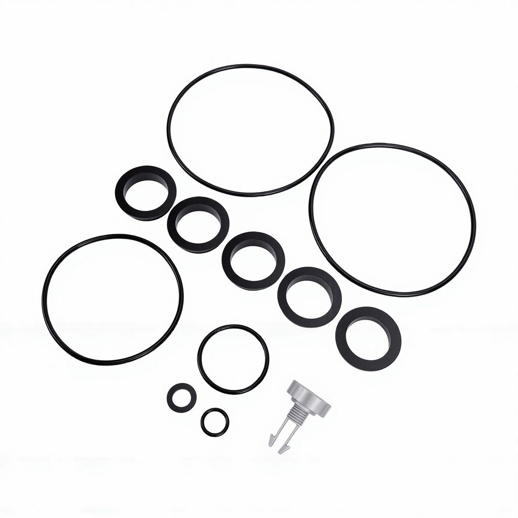 Pool Sand Filter Pump Seal Gasket Parts Rubber 11228 11412 L Shape O Ring Gasket with Air Release Valve for Replacement