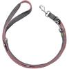 HUNTER Maldon Adjustable Dog Lead - Old Pink/Grey 15mm X 200cm - Multi-Position - Nylon/Rope