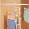 Iron Multi-Layer Trouser Racks Hanging Scarf Tie Rack Multi-functional Pants Hangers  for Home