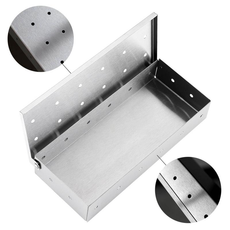 BBQ Zubehör Outdoor Edelstahl Räucherofen Kaltrauchbox Grill Räucherkammer Grill Räuchern BBQ für Küche