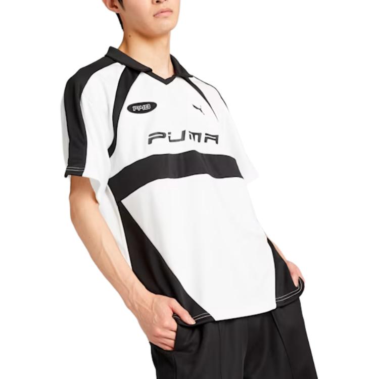 Puma Modisches Vielseitiges Weiches Hautfreundliches Fußballtrikot Unisex Oberteile Weiß 631242-02