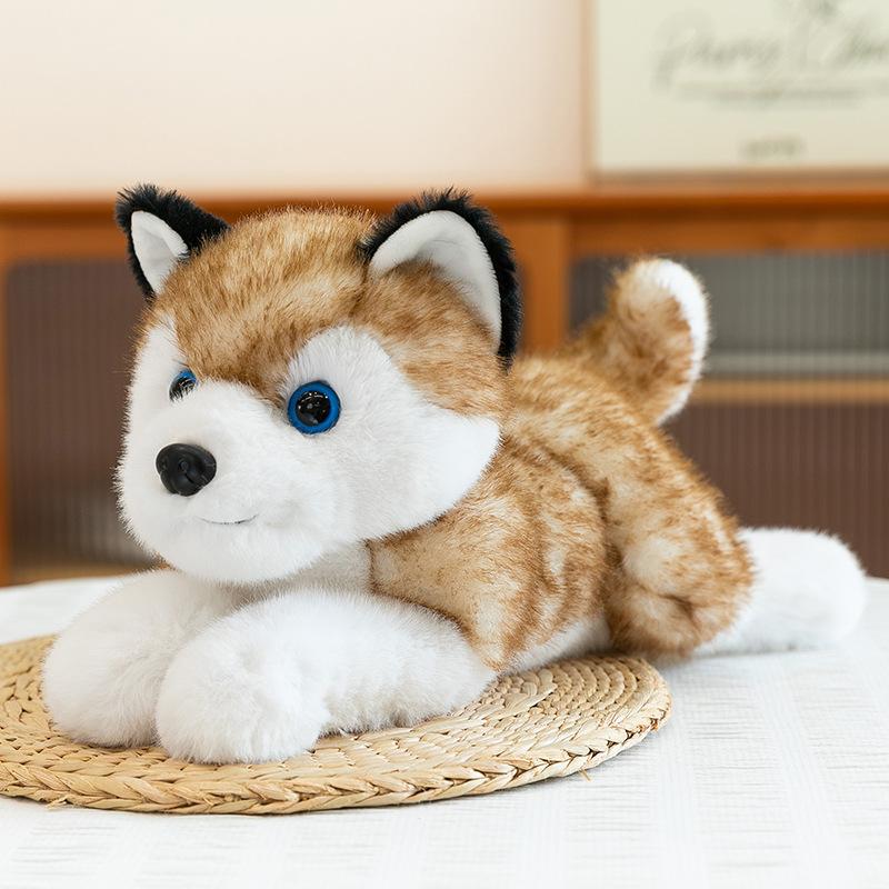 New Simulation Husky Doll Plush Toy Erha Throw Pillow Doll Children's Doll Birthday Gift Girl