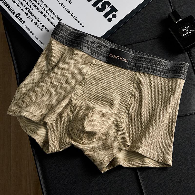Men's Spring and Summer Pure Cotton 10A Grade Antibacterial Comfortable Breathable Briefs