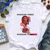 Matryoshka Doll T Shirt 2023 Funny Summer Fashion Tshirt Russian Doll TShirt Unisex White Casual T Shirt Female Harajuku Shirt