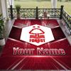 Custom Text Printed Rug Nottingham Forest FC Non Slip Floor Carpet For Home Room Decor