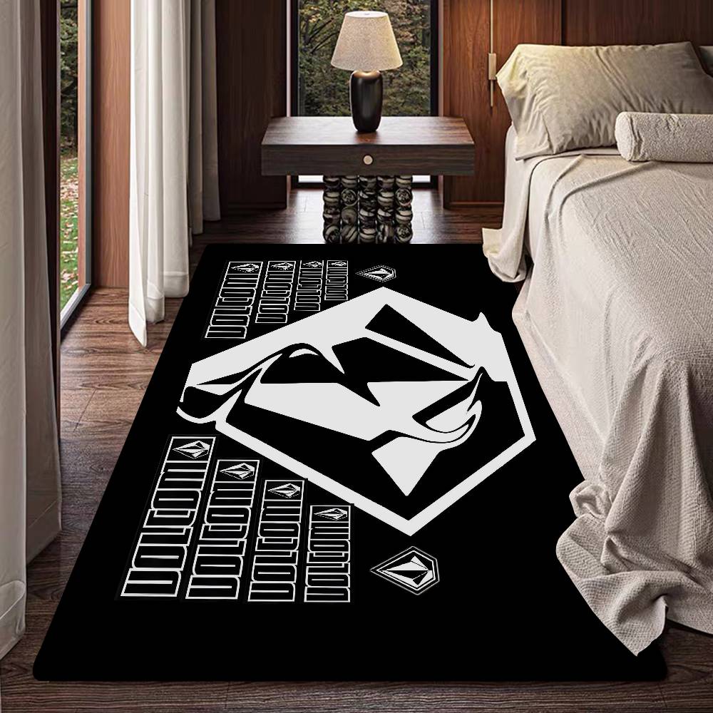 V-Volcoms Door Mat Washable Non-Slip Living Room Sofa Chairs Area Mat Kitchen Toilet Rug