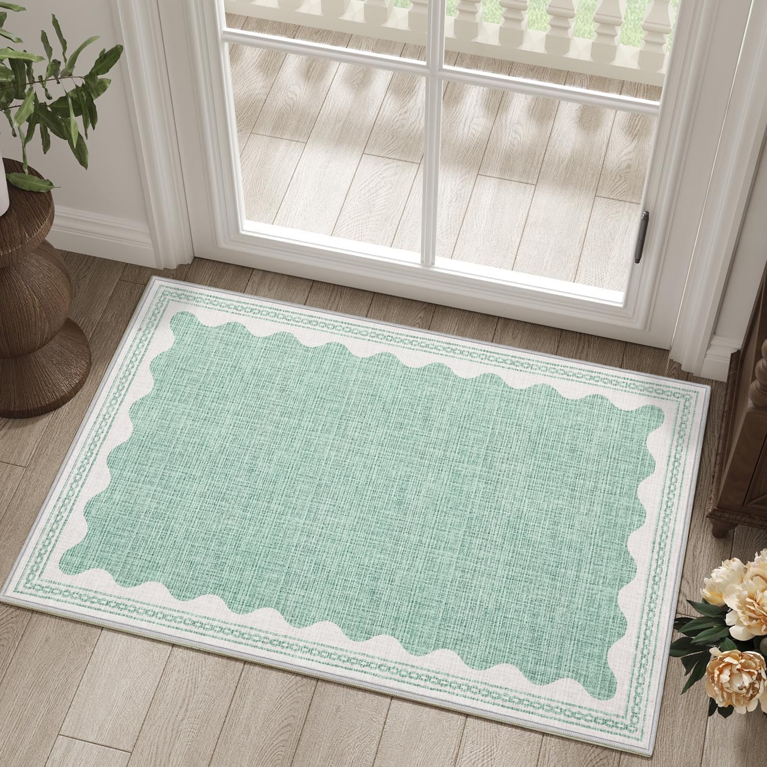 

Rectangular Pink Door Mat Simple Design Entrance Bedroom Kitchen Carpet Anti Slip Mat Home Living Room Decoration Rug 40x60CM