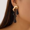 Designer Fließende Wassertropfen Ohrstecker für Damen Trendige Statement Ohrstecker Individualität Accessoires Modeschmuck