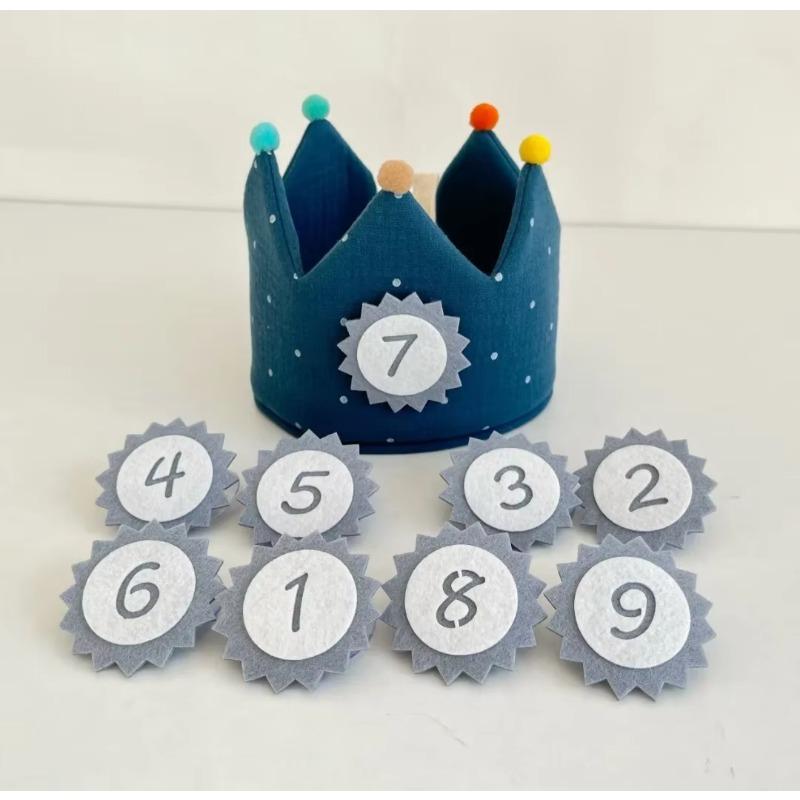 Cotton Crown Props Children Photography Props Photoshoot Birthday Crown Hat Fotografia Accessories Birthday Party Props