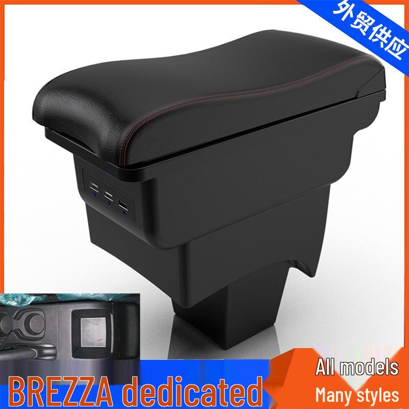 Suzuki Brezza Center Armrest Box Accessory Upgrade