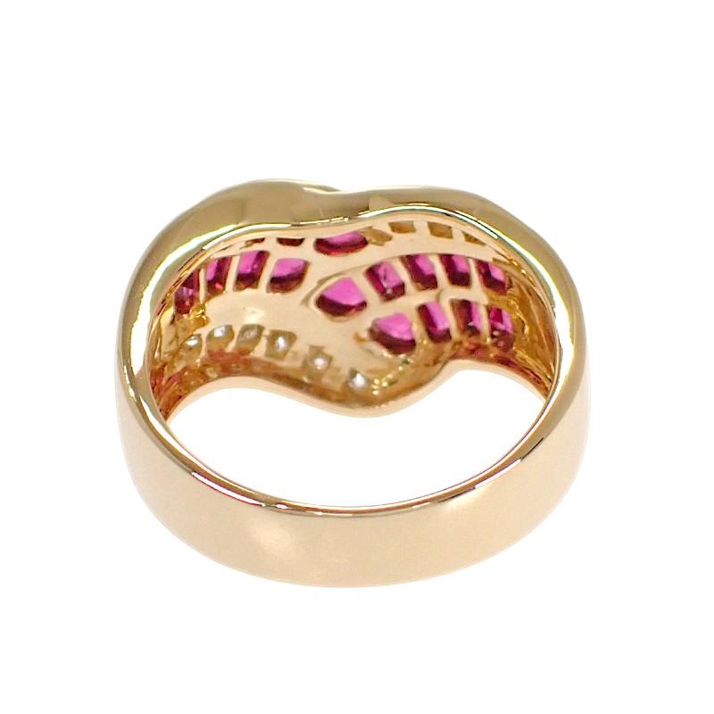 no brand  #13(JP Size) ring K18 yellow gold Women
