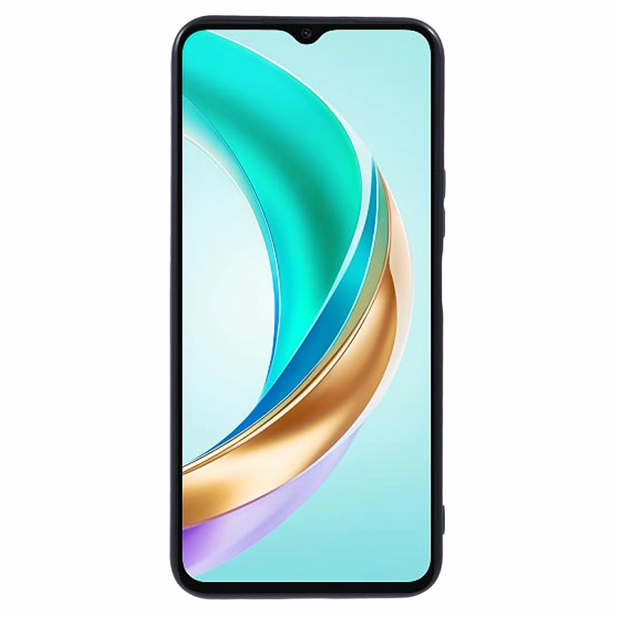 

For Honor X6b 4G Case Shockproof Glossy TPU Flexible Phone Cover A