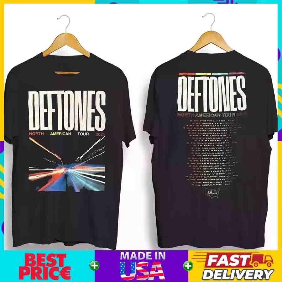 SALE!!! Deftones 2026 North American Tour Black Unisex T-Shirt Sz S-4XL Fan Gift S