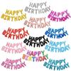 16" Faux American Happy Birthday Foil Balloon Set - Hangable Letter Decor