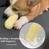 Squeaky Dog Toys Interactive, Peanut Shape Dog Toys Teeth-Cleaning Squeak Dog Chew Toy, Durable for Medium Dogs, Large & Small Breeds - Puppy Teething