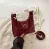 Retro Underarms Women's Bag New Style Handheld Crescent Bag Trendy Crossbody Bag Simple Commuting Niche Shoulder Bag