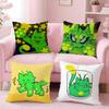 Gnarpy Ontdekt Het Internet Kussensloop Print Polyestervezel 40X40 Cm Home Sofa Sierkussenhoes Decoratie