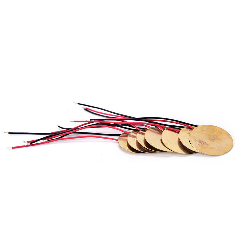 6Pcs Piezoelectric Piezos Amplifiers Discs Leads For Cigar Box Guitar Pickup Good Quality