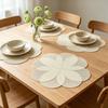 Jute Table Placemats Set With Heatresistant Material For Home Dining And Modern Decor