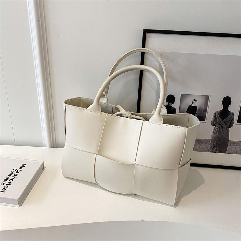 Borsa a Trama da Donna Primavera 2025 - Borsa a Spalla Versatile di Grande Capacità