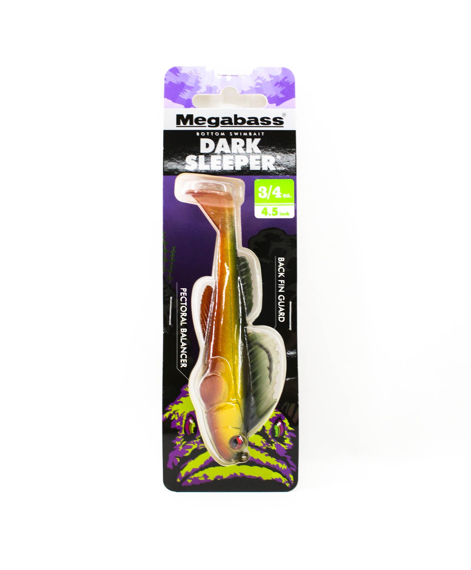 Мягкая приманка Megabass Dark Sleeper 4,5 дюйма 3/4 унции Dark Shad (2725)