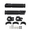 Universal Front Footrests Foot Pegs Fit for Motorcycle with 1.25" Bars