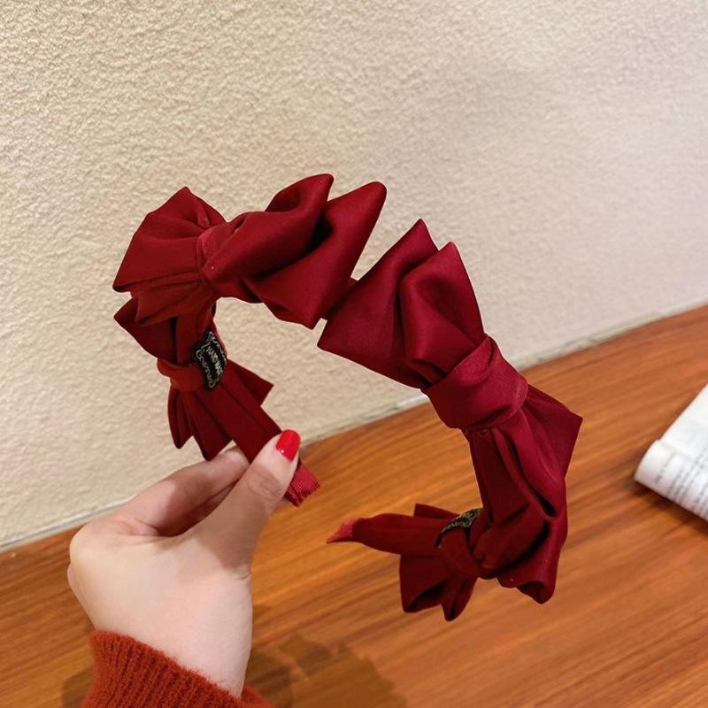 Lystrfac Neue Mode Druck Leopard Scrunchy Stirnband für Frauen Mädchen Trendiges Plissiertes Haarband Weiblicher Kopfschmuck Haaraccessoires