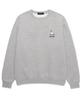 Wissi Meow Meow Oversized Sweatshirt (Wls019) Melange Grey (Type B)