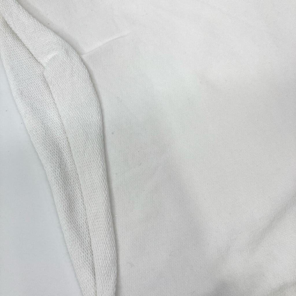 DRIES VAN NOTEN White cotton oversized sweatshirt one piece dress L whiteUsed