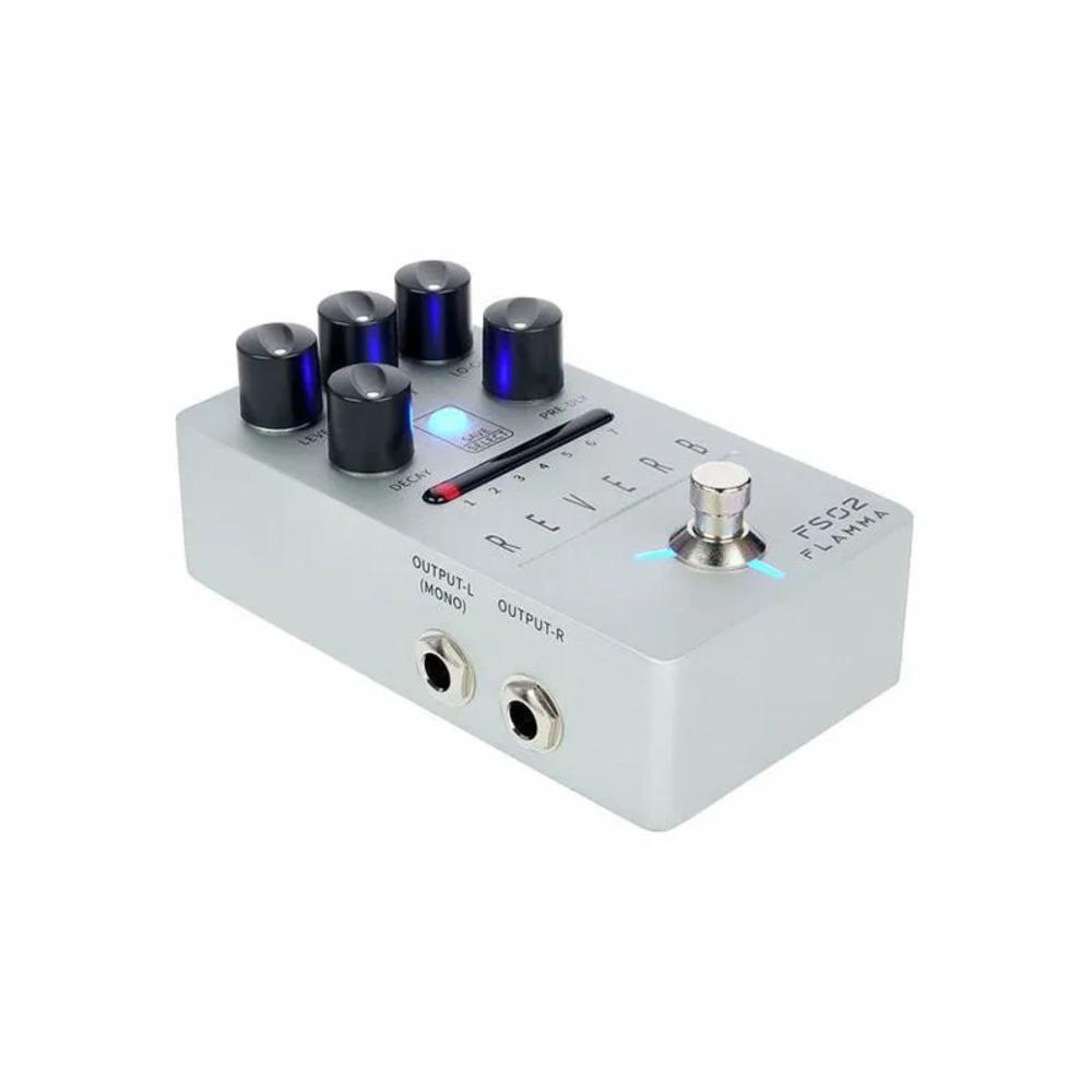 FLAMMA FS02 Stereo Digital Guitar Reverb Pedal - 7 Saveable Preset Slots