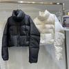 Parka de iarnă pentru femei Îmbrăcăminte exterioară Paltoane scurte Palton coreean cu strasuri Jachete groase de puf calde pentru doamne