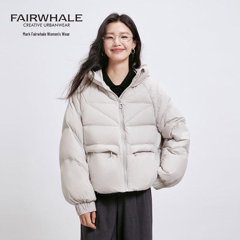 

Mark Fairwhale Women s Hooded Short Puffer Down Jacket L