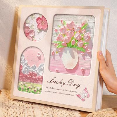 DIY Handmade Polaroid Photo Scrapbook Album for Couples and Travel Memories