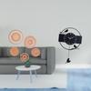 Rattan Woven Wall Art And Minimalist Bird Clock Decorative Hanging Ornament for Tea Room Hallway