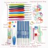 1Set Multicolor Crochet Hooks Knitting Needles Stitches Weave Craft Set Tools with Box