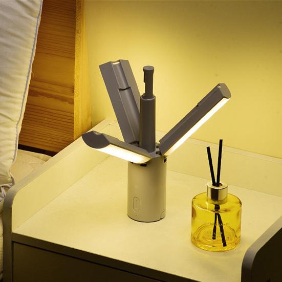 Folding Camping Light 3 Modes Brightness Adjustable Waterproof USB Rechargeable Super Bright Outdoor Hiking Tent Hanging Lamp Emergency Lantern