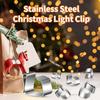 50Pcs Gutter Hooks For Fairy Lights For Garden Decoration